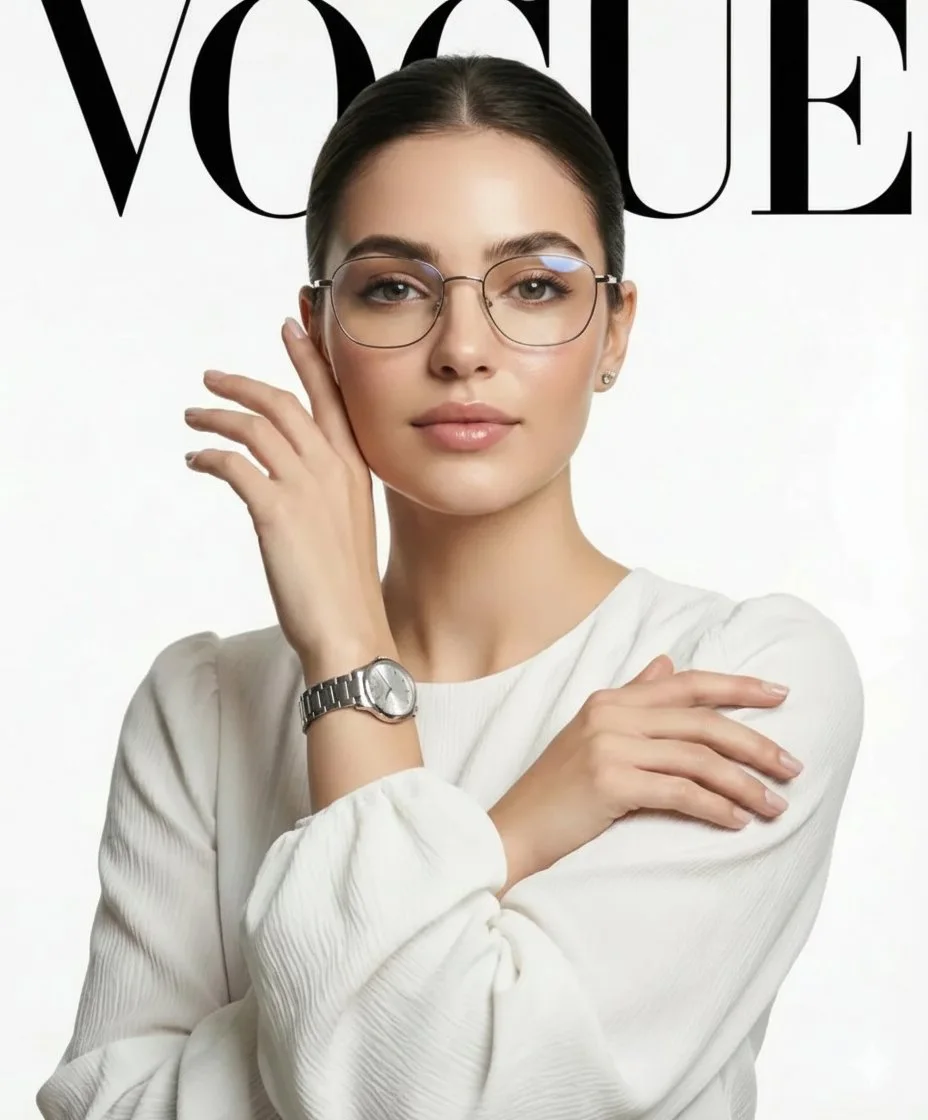Eyewear magazine cover by Aijaz