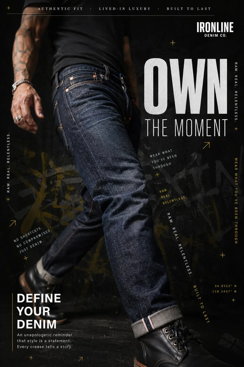 Dark denim campaign by Shahid Wani